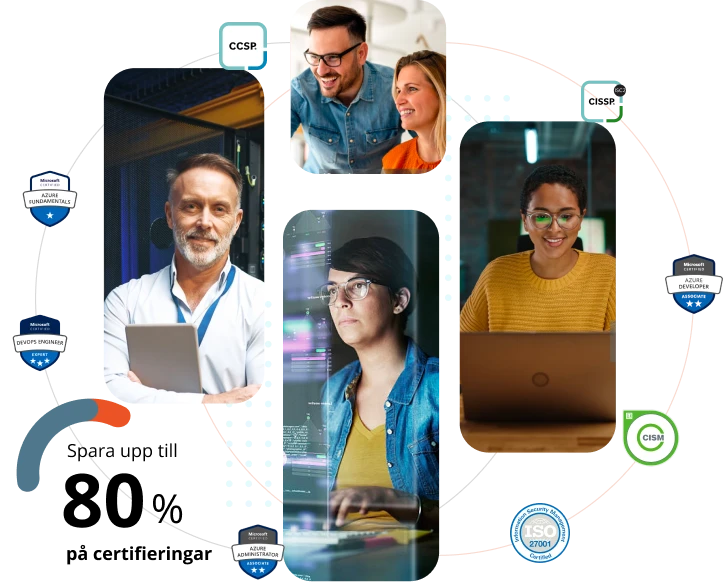 Spara upp till 80 % på IT-kurser och certifieringar